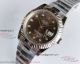 Noob Factory 904L Rolex Datejust 41mm Oyster Men's Watch - Chocolate Dial Copy 3255 Automatic (6)_th.jpg